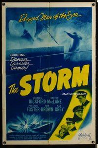 s684 STORM one-sheet movie poster R48 Charles Bickford, Barton MacLane