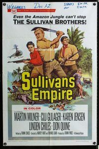 s697 SULLIVAN'S EMPIRE one-sheet movie poster '67 Martin Milner, Gulager