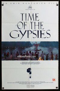 s742 TIME OF THE GYPSIES one-sheet movie poster '90 Emir Kusturica