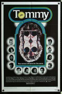 s747 TOMMY one-sheet movie poster '75 The Who, Roger Daltrey, rock & roll!