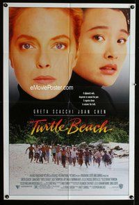 s768 TURTLE BEACH one-sheet movie poster '92 Greta Scacchi, Joan Chen