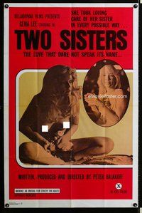 s776 TWO SISTERS one-sheet movie poster '79 loving in every possible way!