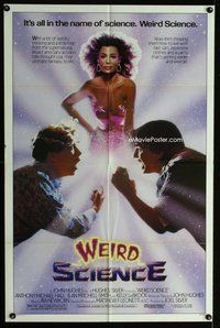 s805 WEIRD SCIENCE one-sheet movie poster '85 sexy Kelly LeBrock!