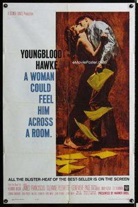 s846 YOUNGBLOOD HAWKE one-sheet movie poster '64 Franciscus, Pleshette