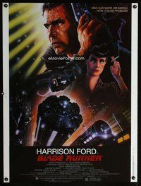 t012 BLADE RUNNER Thirty by Forty movie poster '82 Harrison Ford, Alvin art!