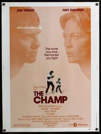 t020 CHAMP Thirty by Forty movie poster '79 Jon Voight, Dunaway, boxing!