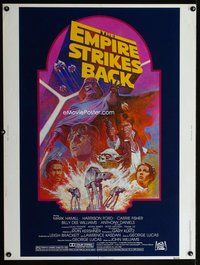 t029 EMPIRE STRIKES BACK Thirty by Forty movie poster R82 George Lucas classic!