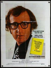 t031 EVERYTHING YOU ALWAYS WANTED TO KNOW ABOUT SEX Thirty by Forty movie poster '72