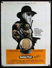 t033 FAMILY PLOT Thirty by Forty movie poster '76 Alfred Hitchcock, Karen Black