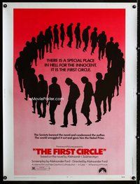 t037 FIRST CIRCLE Thirty by Forty movie poster '73 A. I. Solzhenitsyn