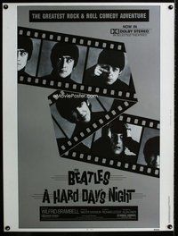 t048 HARD DAY'S NIGHT Thirty by Forty movie poster R82 The Beatles, rock & roll!