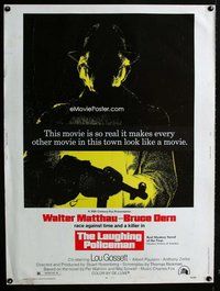 t059 LAUGHING POLICEMAN Thirty by Forty movie poster '73 Walter Matthau