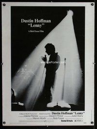 t061 LENNY Thirty by Forty movie poster '74 Dustin Hoffman, Perrine, Bob Fosse