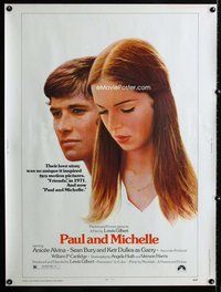 t078 PAUL & MICHELLE Thirty by Forty movie poster '74 Alvina, Bury