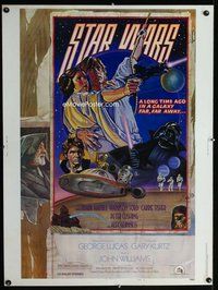 t002 STAR WARS style D Thirty by Forty movie poster 1978 George Lucas classic!