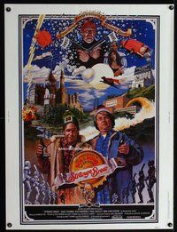 t105 STRANGE BREW Thirty by Forty movie poster '83 Rick Moranis, Dave Thomas