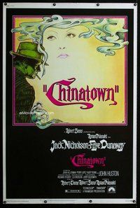 t145 CHINATOWN Forty by Sixty movie poster '74 Jack Nicholson, Roman Polanski