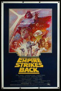 t149 EMPIRE STRIKES BACK Forty by Sixty movie poster R81 George Lucas classic!