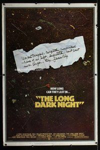 t174 PACK Forty by Sixty movie poster '77 Joe Don Baker, Long Dark Night!
