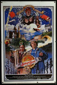 t188 STRANGE BREW Forty by Sixty movie poster '83 Rick Moranis, Dave Thomas