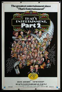 t193 THAT'S ENTERTAINMENT 2 style A Forty by Sixty movie poster '75 all-star!