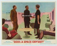 w287 2001 A SPACE ODYSSEY movie lobby card #2 '68 the passenger lounge