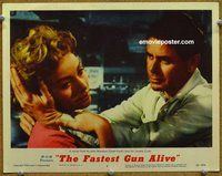 w338 FASTEST GUN ALIVE movie lobby card #3 '56 Glenn Ford,Jeanne Crain