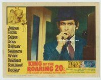 w400 KING OF THE ROARING 20'S movie lobby card #8 '61 David Janssen