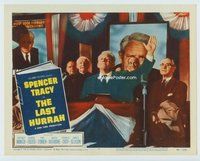w408 LAST HURRAH movie lobby card #4 '58 Spencer Tracy takes oath!
