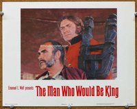 w440 MAN WHO WOULD BE KING movie lobby card #5 '75 Connery, Caine