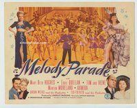 w127 MELODY PARADE movie title lobby card '42 Monogram musical!
