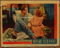 w450 MEN ARE SUCH FOOLS movie lobby card '38 Lane, Humphrey Bogart