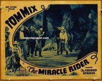 w457 MIRACLE RIDER Chapter 2 movie lobby card '35 Tom Mix serial!