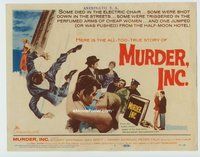 w135 MURDER INC movie title lobby card '60 Stuart Whitman, May Britt