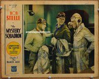 w477 MYSTERY SQUADRON Chap 1 color movie lobby card '33 Steele, serial