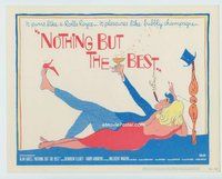 w142 NOTHING BUT THE BEST movie title lobby card '64 Alan Bates