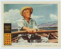 w497 OLD MAN & THE SEA movie lobby card #3 '58 best Spencer Tracy c/u!