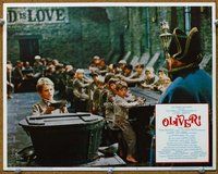 w499 OLIVER movie lobby card #1 R72 Mark Lester wants some more!