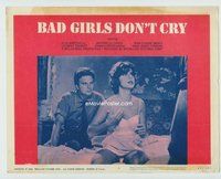 w251 ON ANY STREET movie lobby card #6 R65 Bad Girls Don't Cry!