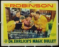 w330 DR EHRLICH'S MAGIC BULLET movie lobby card R40s Edward G. Robinson