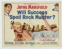 w281 WILL SUCCESS SPOIL ROCK HUNTER movie title lobby card '57 Mansfield