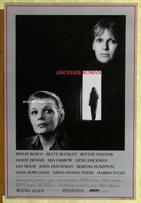 y024 ANOTHER WOMAN one-sheet movie poster '88 Woody Allen, Gena Rowlands