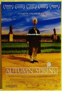 y033 AUTUMN SPRING one-sheet movie poster '01 Czechoslovakian comedy!