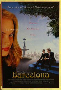 y037 BARCELONA one-sheet movie poster '94 Whit Stillman, Spain!