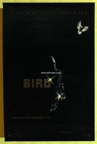 y056 BIRD one-sheet movie poster '88 jazz, Charlie Parker, Clint Eastwood