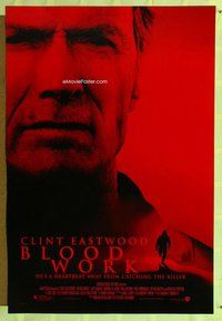 y060 BLOOD WORK one-sheet movie poster '02 Clint Eastwood, Jeff Daniels
