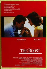 y063 BOOST one-sheet movie poster '88 James Woods, Sean Young, drugs!