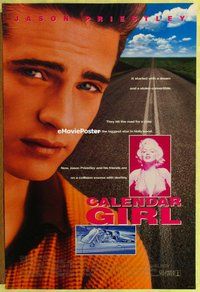 y074 CALENDAR GIRL DS one-sheet movie poster '93 Jason Priestley