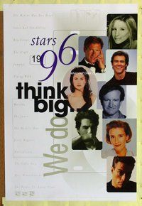y088 COLUMBIA STARS one-sheet movie poster '96 think big. We do!