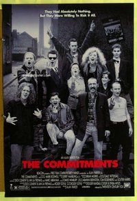y089 COMMITMENTS one-sheet movie poster '91 Alan Parker, Irish rock!
